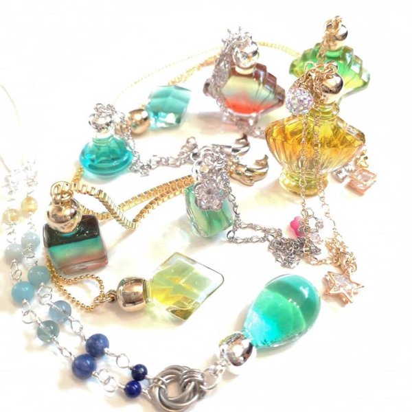 画像4: オリジナルブレンド・ネックレス（1ml4種+星座+浄化ブレンド） (4)