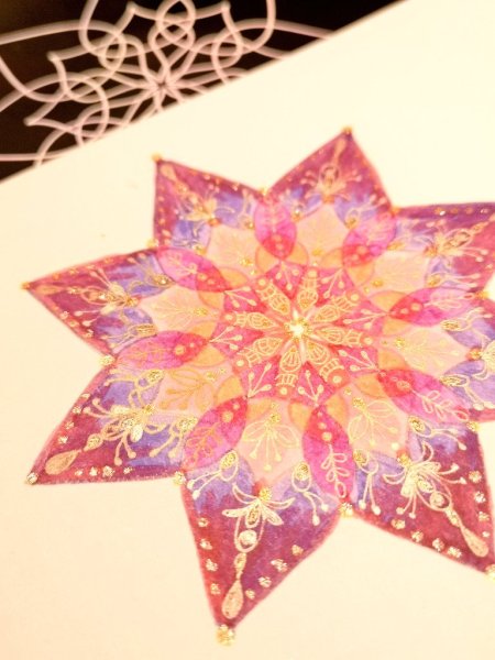 画像7: ポストカードぬりえ20枚セット（模様テキストプレゼント！） (7)