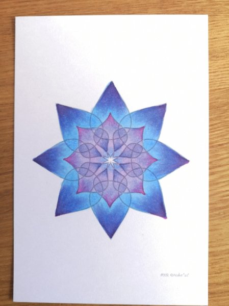 画像9: ポストカードぬりえ20枚セット（模様テキストプレゼント！） (9)