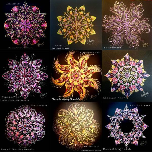 画像9: ピーコックぬりえ曼荼羅認定講座　対面　（銀行振込用） (9)