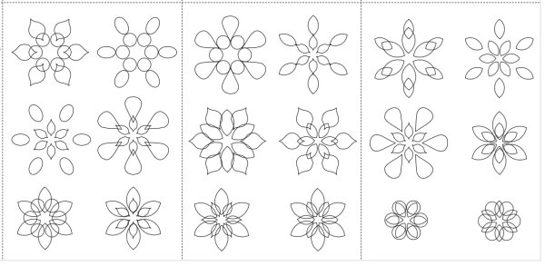 画像5: ピーコックぬりえ曼荼羅🄬ワークショップラウンドタイプ（銀行振込用） (5)